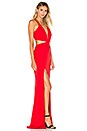 view 2 of 3 x REVOLVE Cut Out Plunge Gown in Red