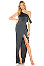 view 1 of 3 X REVOLVE Draped Shoulder Gown in Navy