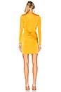 view 3 of 3 Wrap Mini Dress in Saffron