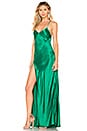 view 3 of 5 X REVOLVE Bias Gown in Emerald