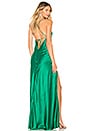 view 5 of 5 X REVOLVE Bias Gown in Emerald