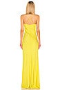 view 3 of 3 Bustier Gown in Lemon