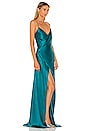 view 3 of 4 X REVOLVE Strappy Cowl Wrap Gown in Dark Teal