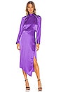 view 1 of 4 Raglan Dress With Crystal in Grape