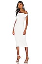view 3 of 5 Asymmetrical Rib Dress in Ivory