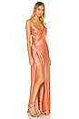 view 2 of 3 X REVOLVE Strappy Cowl Wrap Gown in Papaya
