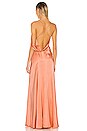view 3 of 3 X REVOLVE Strappy Cowl Wrap Gown in Papaya
