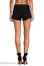 view 3 of 5 SHORT EN CUIR in Black