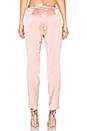view 3 of 4 Pleat Trouser in Dark Blush