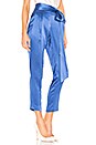 view 2 of 4 Tie Waist Pleat Pant in Periwinkle