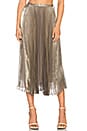 view 1 of 4 JUPE PLEATED SKIRT in Pewter