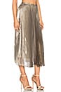 view 2 of 4 JUPE PLEATED SKIRT in Pewter