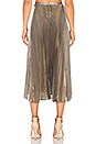 view 3 of 4 JUPE PLEATED SKIRT in Pewter