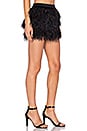 view 2 of 4 Feather Mini Skirt in Black