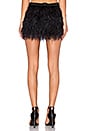 view 3 of 4 Feather Mini Skirt in Black