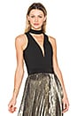 view 1 of 4 Choker Plunge Top in Black