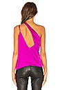 view 3 of 4 One Shoulder Top in Fuchsia