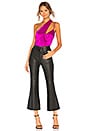 view 4 of 4 One Shoulder Top in Fuchsia