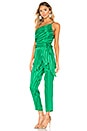 view 2 of 3 One Shoulder Top in Green