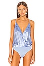 view 2 of 5 Cami Wrap Bodysuit in Ice