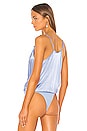 view 4 of 5 Cami Wrap Bodysuit in Ice