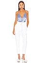 view 5 of 5 Cami Wrap Bodysuit in Ice