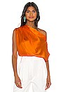 view 1 of 5 x REVOLVE Asymmetrical Drape Top in Kumquat