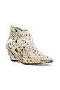 view 2 of 5 BOTINES PELO VACA NUGET in White & Black