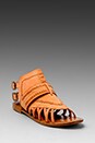 view 1 of 5 Tourist Gladiator Sandal in Rust