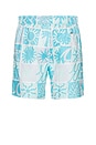 view 2 of 5 Surf Sway Classic Swim Trunks in Aqua