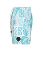 view 3 of 5 Surf Sway Classic Swim Trunks in Aqua