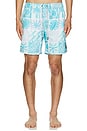 view 5 of 5 Surf Sway Classic Swim Trunks in Aqua