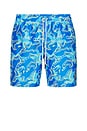 view 1 of 5 Bad Fish Classic Swim Trunks in Blue