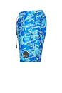 view 3 of 5 Bad Fish Classic Swim Trunks in Blue
