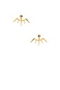 view 3 of 3 Spike Ear Cuff & Studs in Gold