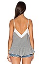 view 3 of 4 Ruffled Cami in Heather Grey