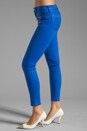 view 2 of 6 Waxed Denim in Blue