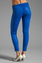 view 3 of 6 Waxed Denim in Blue