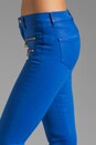 view 5 of 6 Waxed Denim in Blue