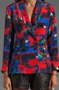 view 4 of 6 Double Breasted Blazer in Multi Print