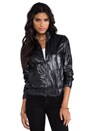 view 2 of 5 Athletic Jacket in Black Shiny