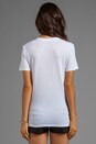 view 3 of 4 T-shirt in White