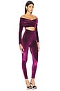 view 2 of 3 X Revolve Bagolo Catsuit in Plum