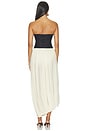 view 3 of 3 Lux Strapless Dress in Antique Basalto