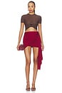 view 5 of 6 Calma Skirt in Carmesi