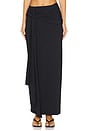 view 1 of 6 FALDA MAXI CRISOL in Black