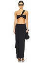 view 5 of 6 FALDA MAXI CRISOL in Black