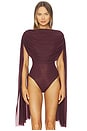 view 2 of 5 Burano Bodysuit in Vino