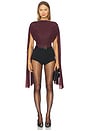 view 5 of 5 Burano Bodysuit in Vino
