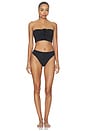 view 1 of 3 CONJUNTO BIKINI MELAO  in Black